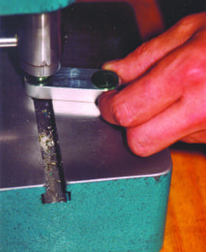 Bearing is inserted with the aid of a press 